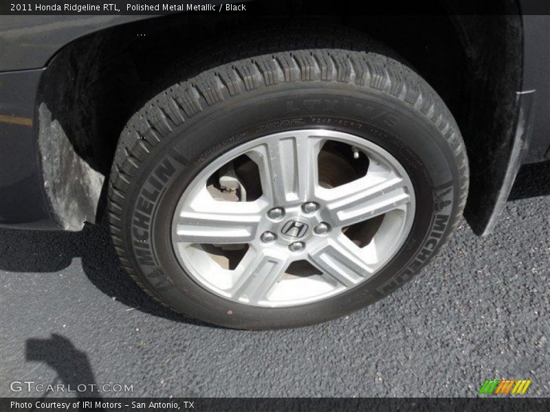 Polished Metal Metallic / Black 2011 Honda Ridgeline RTL