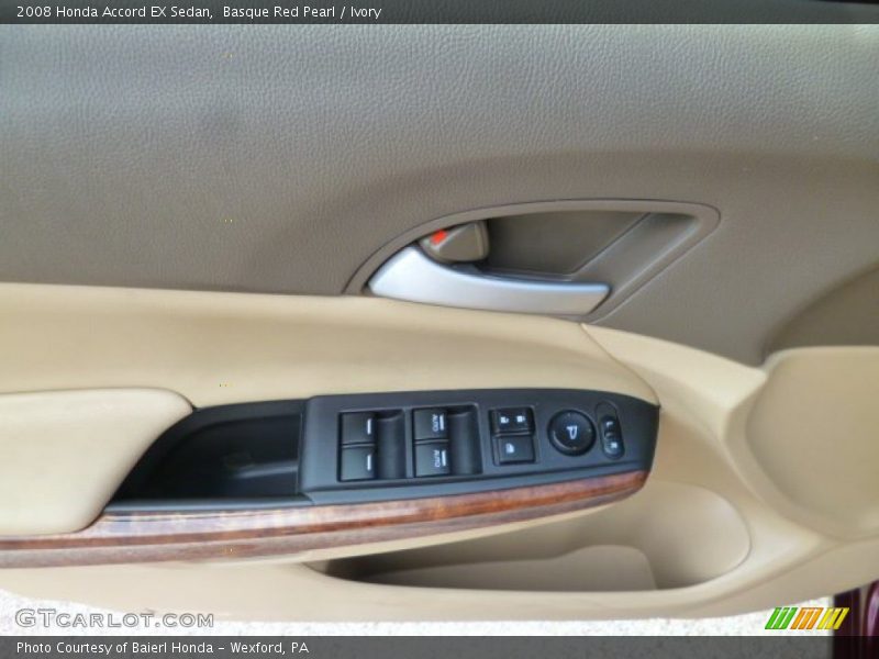 Controls of 2008 Accord EX Sedan