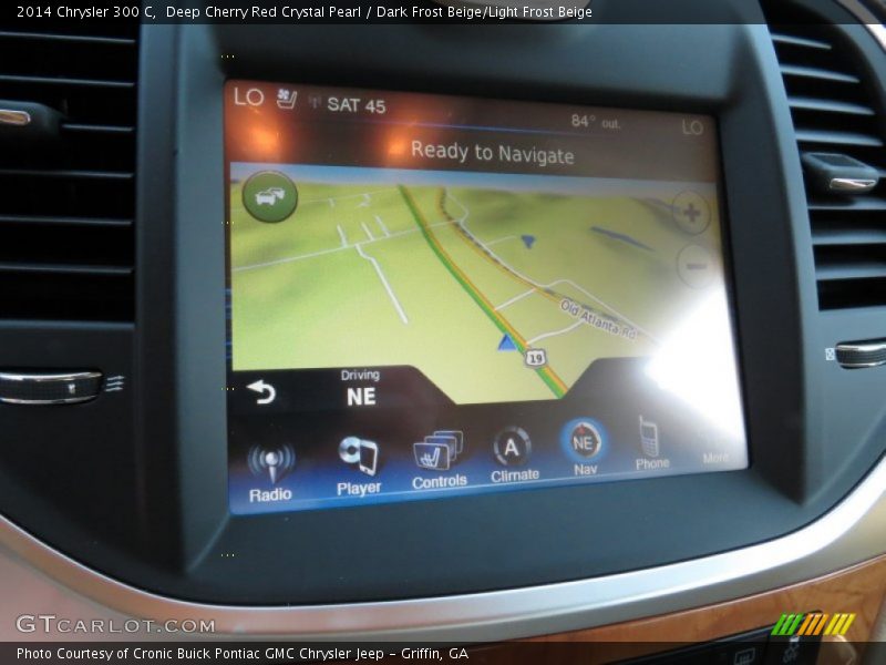 Deep Cherry Red Crystal Pearl / Dark Frost Beige/Light Frost Beige 2014 Chrysler 300 C