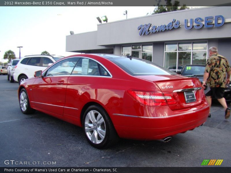 Mars Red / Almond/Mocha 2012 Mercedes-Benz E 350 Coupe