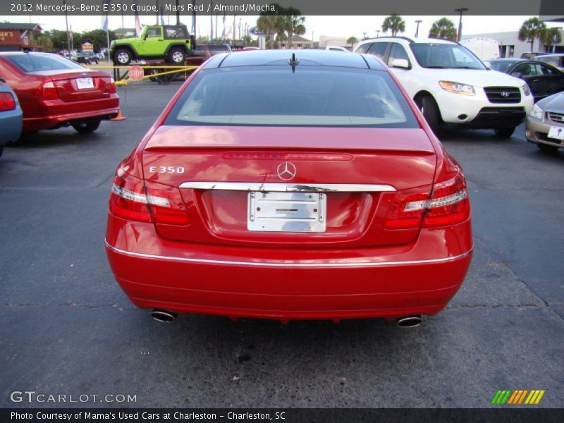 Mars Red / Almond/Mocha 2012 Mercedes-Benz E 350 Coupe