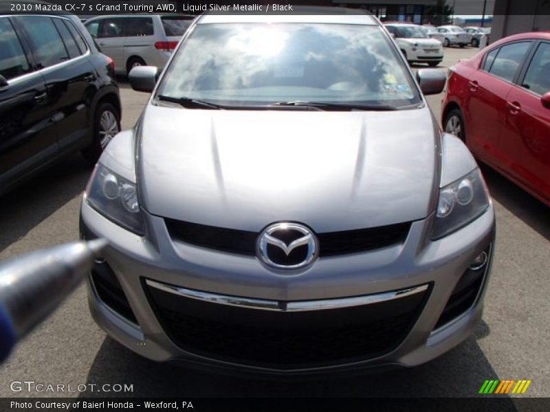Liquid Silver Metallic / Black 2010 Mazda CX-7 s Grand Touring AWD