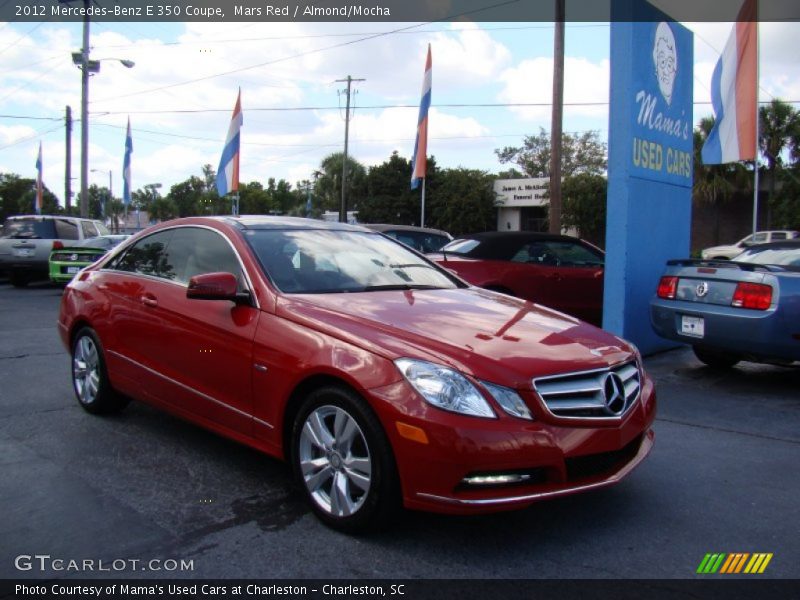 Mars Red / Almond/Mocha 2012 Mercedes-Benz E 350 Coupe