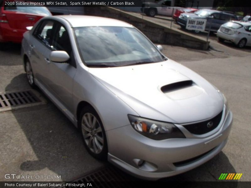 Spark Silver Metallic / Carbon Black 2008 Subaru Impreza WRX Sedan