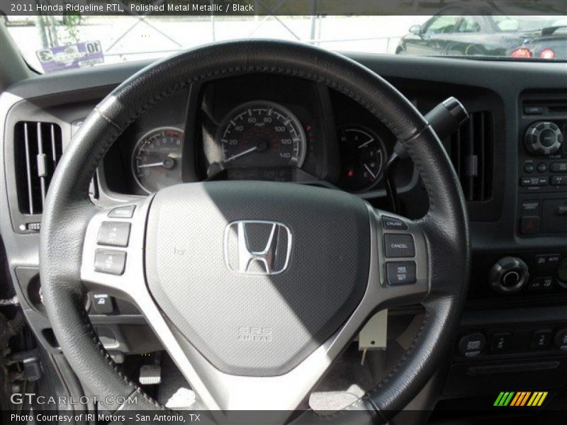 Polished Metal Metallic / Black 2011 Honda Ridgeline RTL