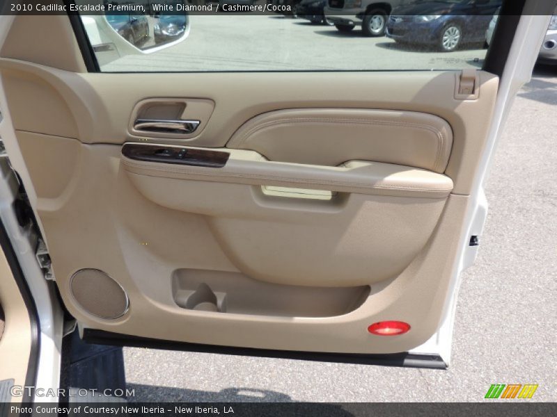 White Diamond / Cashmere/Cocoa 2010 Cadillac Escalade Premium
