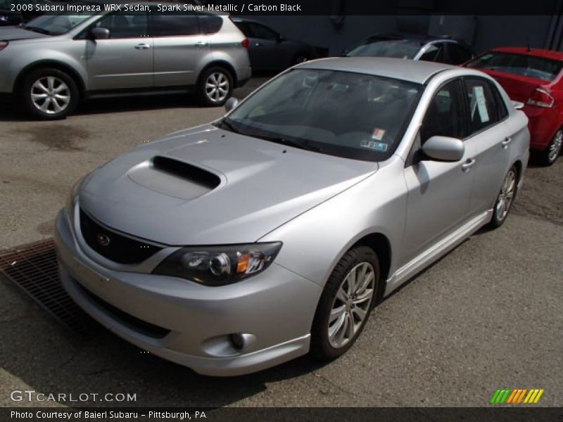Spark Silver Metallic / Carbon Black 2008 Subaru Impreza WRX Sedan
