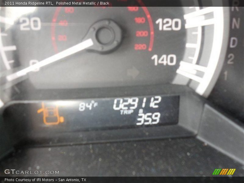 Polished Metal Metallic / Black 2011 Honda Ridgeline RTL