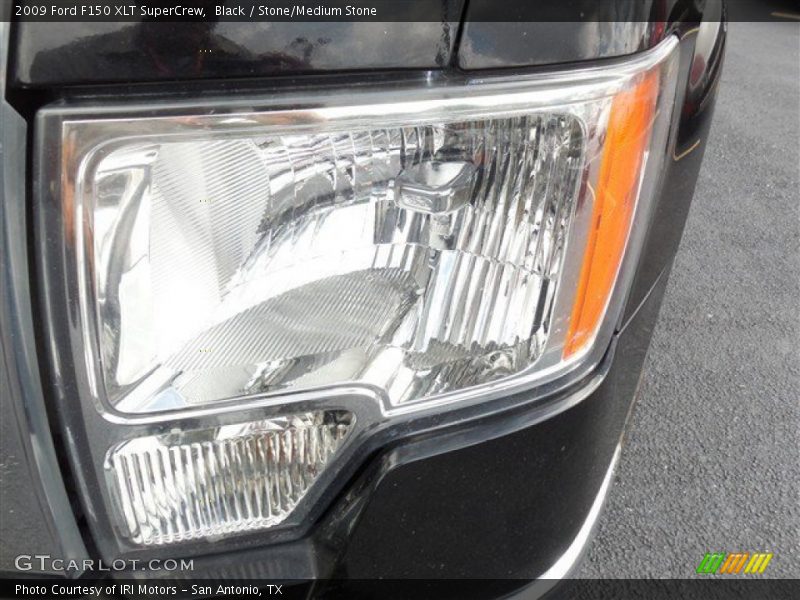 Black / Stone/Medium Stone 2009 Ford F150 XLT SuperCrew