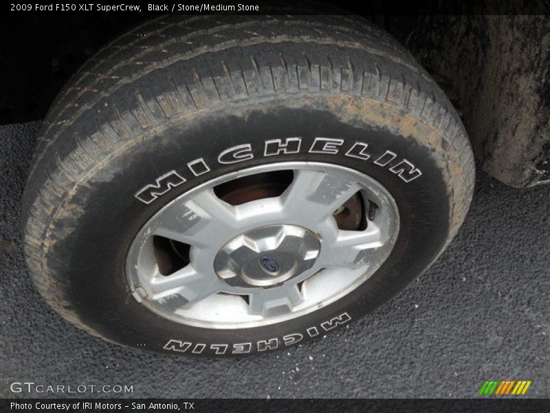 Black / Stone/Medium Stone 2009 Ford F150 XLT SuperCrew