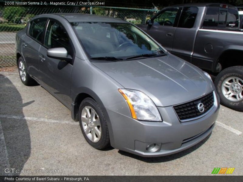 Magnetic Gray / Charcoal/Steel 2008 Nissan Sentra 2.0