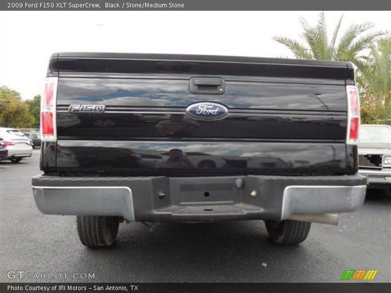 Black / Stone/Medium Stone 2009 Ford F150 XLT SuperCrew