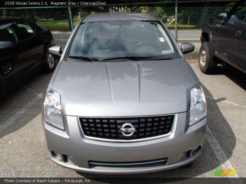 Magnetic Gray / Charcoal/Steel 2008 Nissan Sentra 2.0