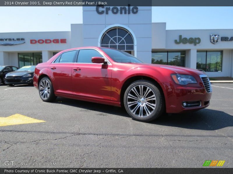 Deep Cherry Red Crystal Pearl / Black 2014 Chrysler 300 S
