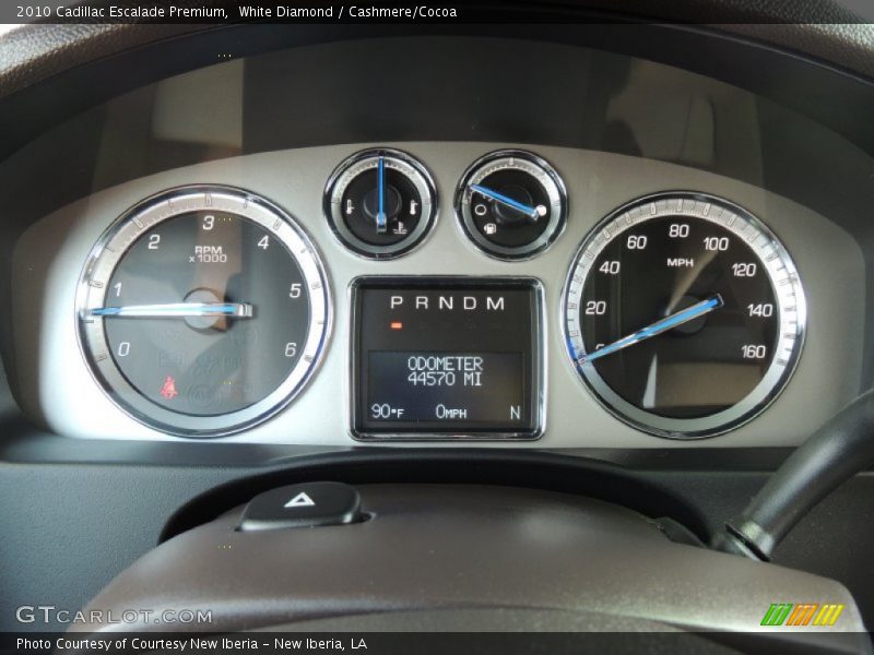 White Diamond / Cashmere/Cocoa 2010 Cadillac Escalade Premium