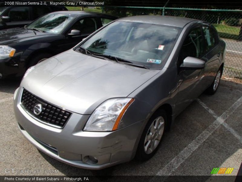 Magnetic Gray / Charcoal/Steel 2008 Nissan Sentra 2.0