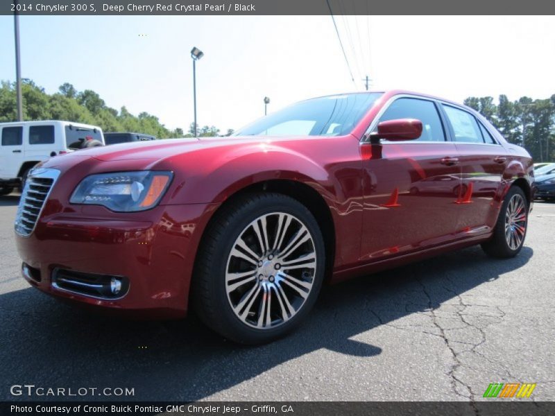 Deep Cherry Red Crystal Pearl / Black 2014 Chrysler 300 S