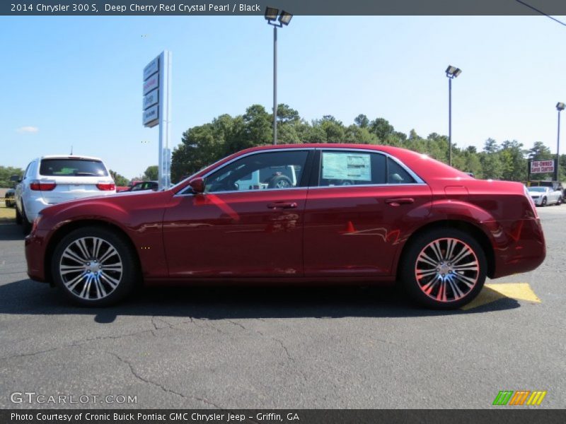 Deep Cherry Red Crystal Pearl / Black 2014 Chrysler 300 S