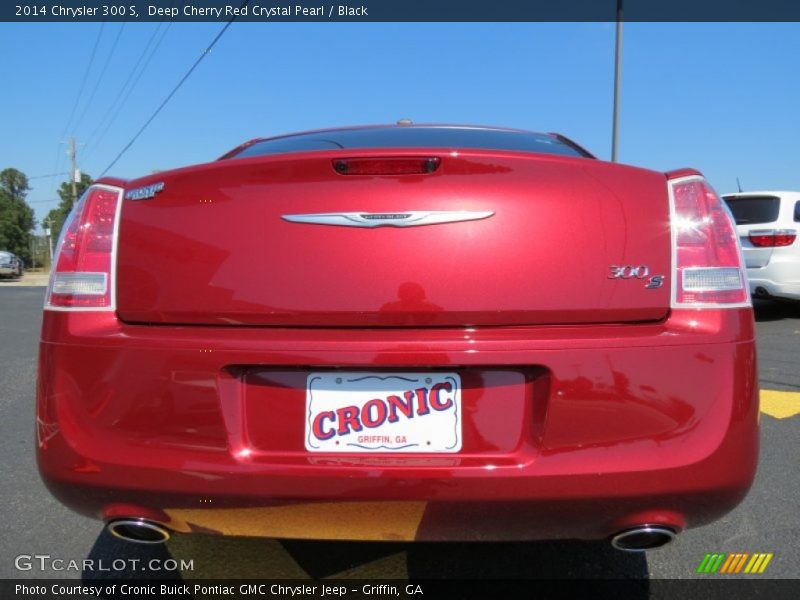 Deep Cherry Red Crystal Pearl / Black 2014 Chrysler 300 S