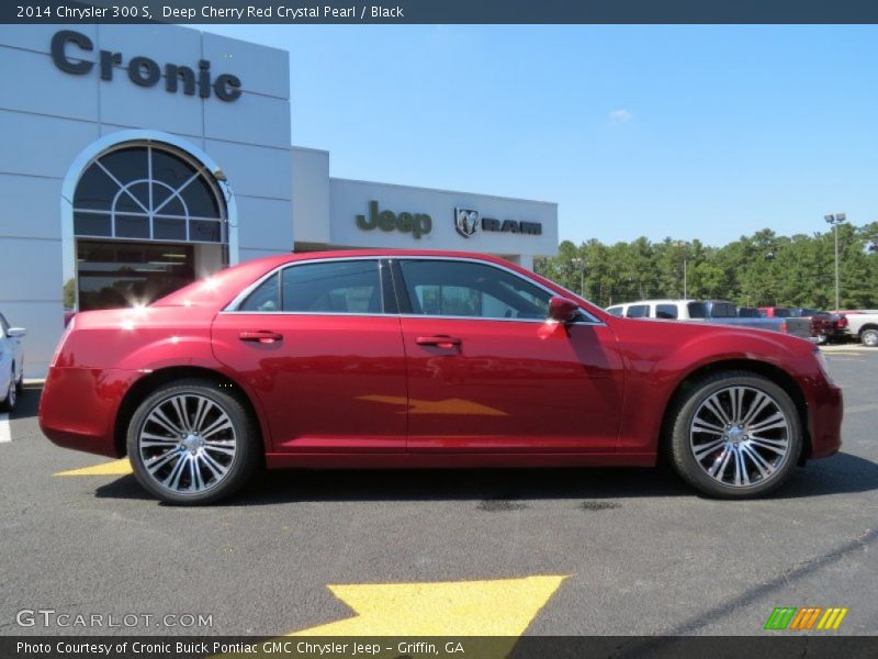 Deep Cherry Red Crystal Pearl / Black 2014 Chrysler 300 S