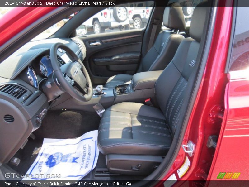 Deep Cherry Red Crystal Pearl / Black 2014 Chrysler 300 S