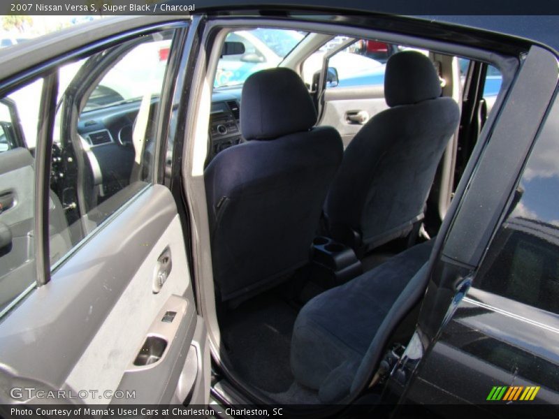 Super Black / Charcoal 2007 Nissan Versa S