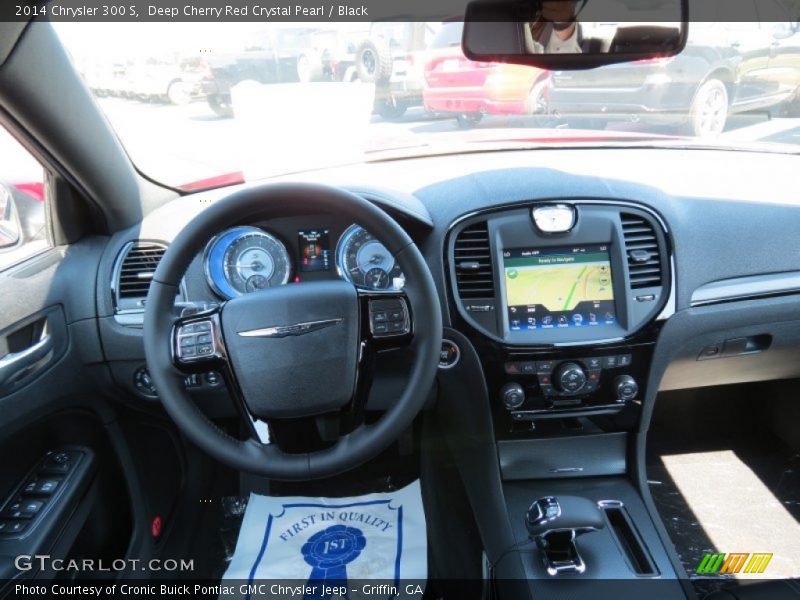 Deep Cherry Red Crystal Pearl / Black 2014 Chrysler 300 S