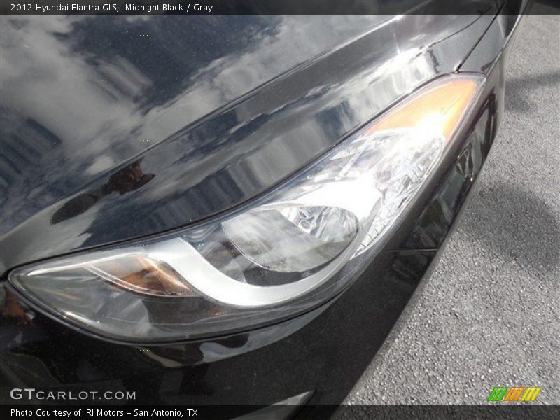 Midnight Black / Gray 2012 Hyundai Elantra GLS