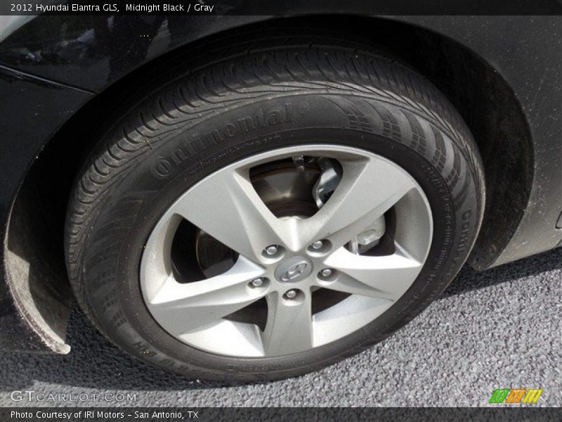 Midnight Black / Gray 2012 Hyundai Elantra GLS