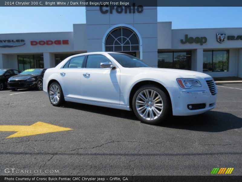 Bright White / Dark Frost Beige/Light Frost Beige 2014 Chrysler 300 C
