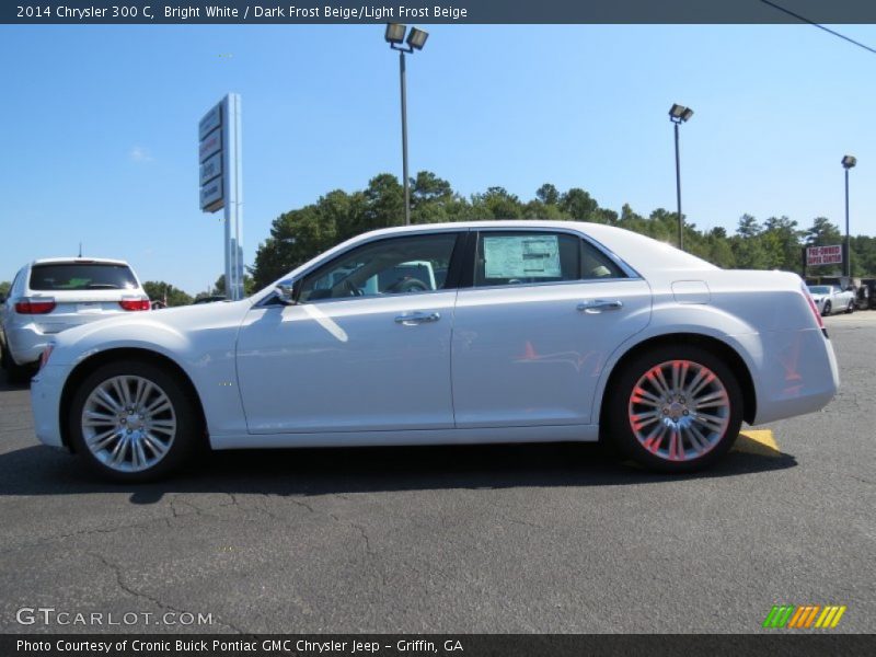 Bright White / Dark Frost Beige/Light Frost Beige 2014 Chrysler 300 C