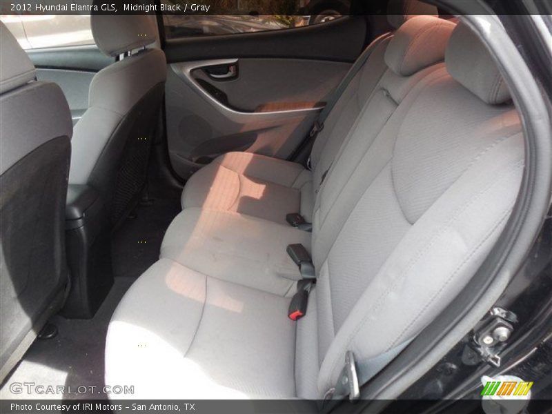 Midnight Black / Gray 2012 Hyundai Elantra GLS