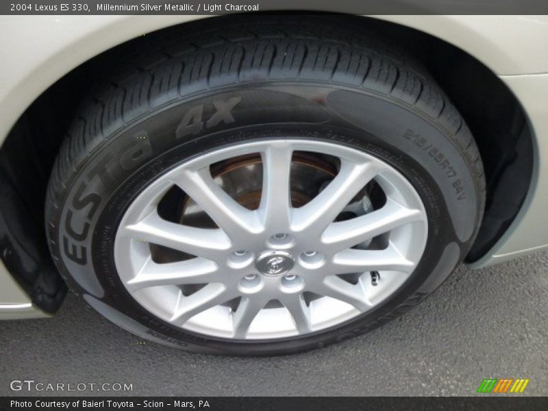 Millennium Silver Metallic / Light Charcoal 2004 Lexus ES 330