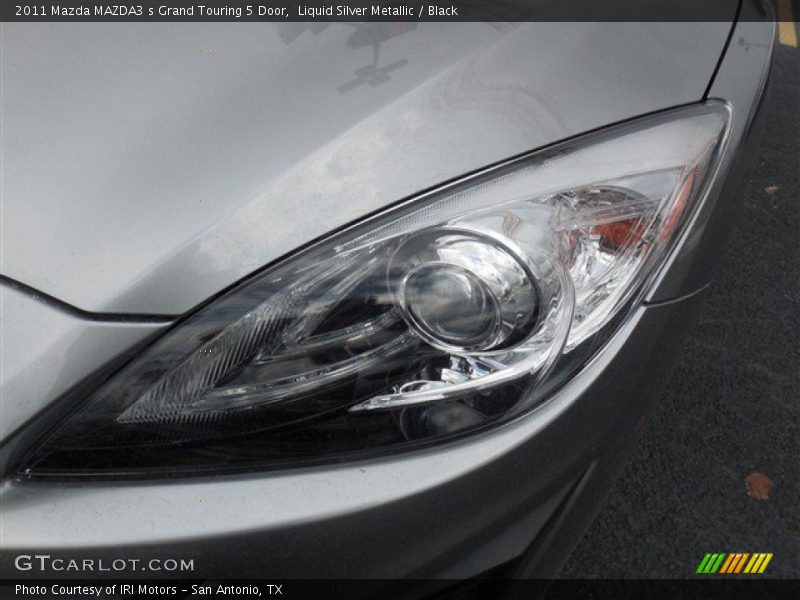 Liquid Silver Metallic / Black 2011 Mazda MAZDA3 s Grand Touring 5 Door