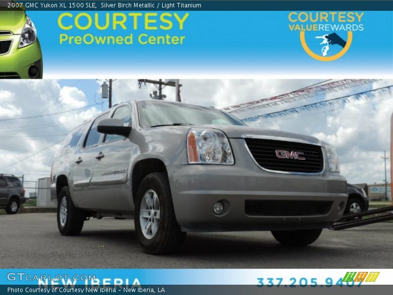 Silver Birch Metallic / Light Titanium 2007 GMC Yukon XL 1500 SLE