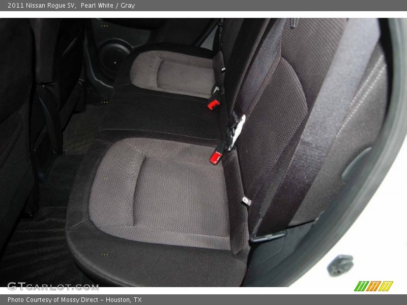 Pearl White / Gray 2011 Nissan Rogue SV