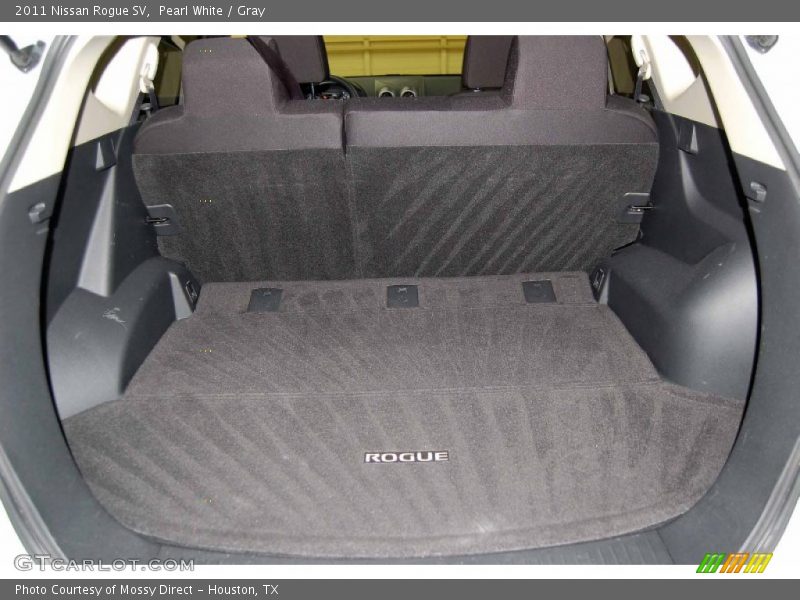Pearl White / Gray 2011 Nissan Rogue SV