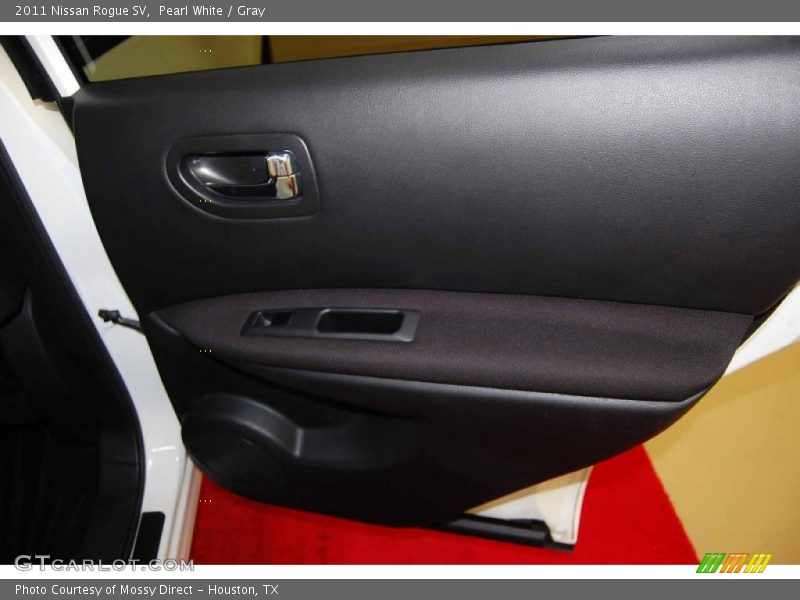 Pearl White / Gray 2011 Nissan Rogue SV