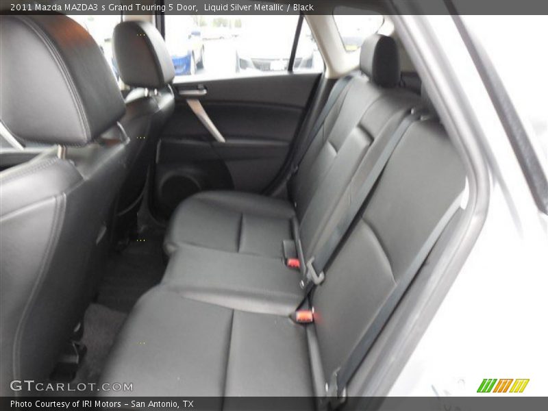 Liquid Silver Metallic / Black 2011 Mazda MAZDA3 s Grand Touring 5 Door