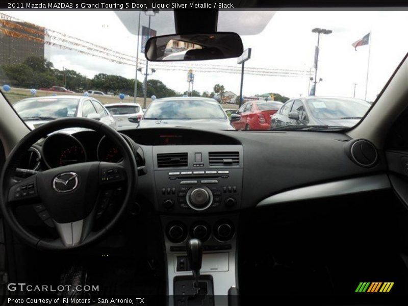 Liquid Silver Metallic / Black 2011 Mazda MAZDA3 s Grand Touring 5 Door