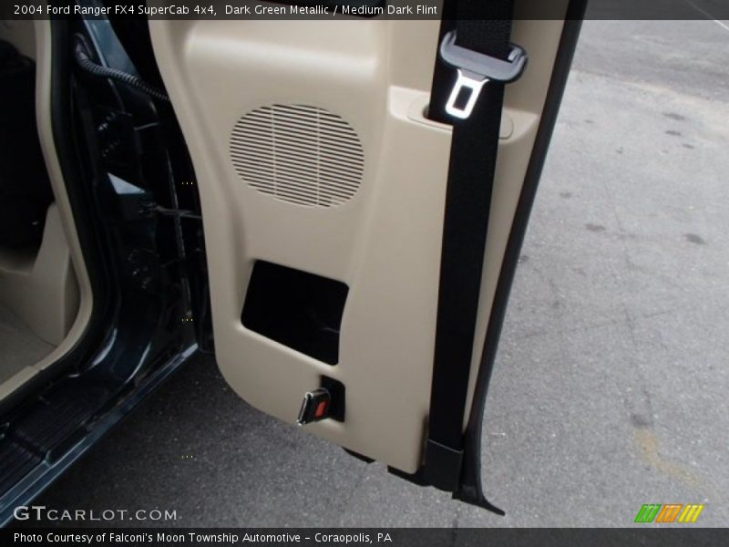 Dark Green Metallic / Medium Dark Flint 2004 Ford Ranger FX4 SuperCab 4x4