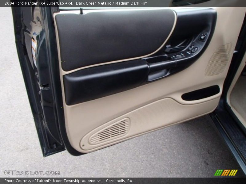 Dark Green Metallic / Medium Dark Flint 2004 Ford Ranger FX4 SuperCab 4x4