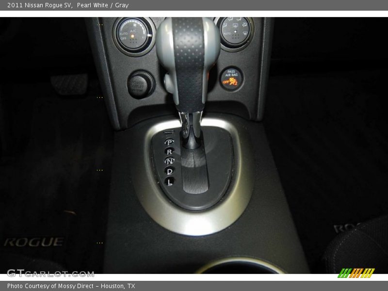 Pearl White / Gray 2011 Nissan Rogue SV