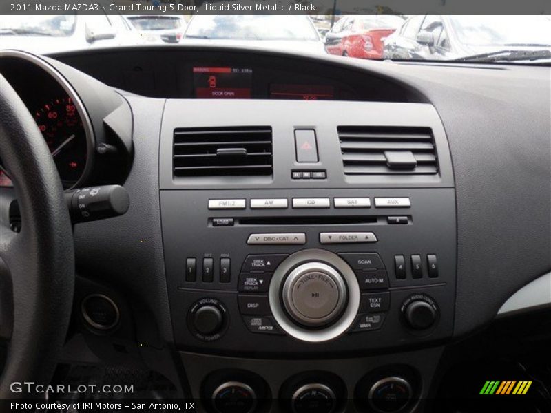 Liquid Silver Metallic / Black 2011 Mazda MAZDA3 s Grand Touring 5 Door