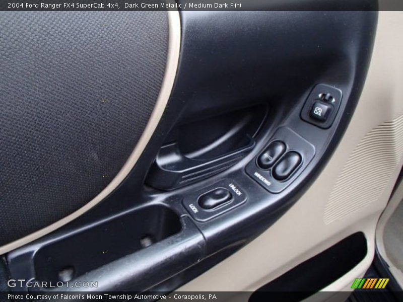 Dark Green Metallic / Medium Dark Flint 2004 Ford Ranger FX4 SuperCab 4x4