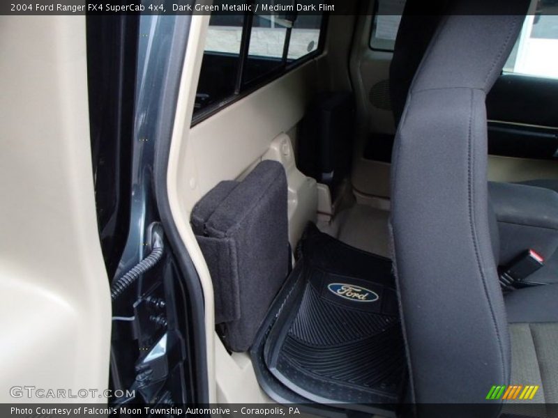 Dark Green Metallic / Medium Dark Flint 2004 Ford Ranger FX4 SuperCab 4x4