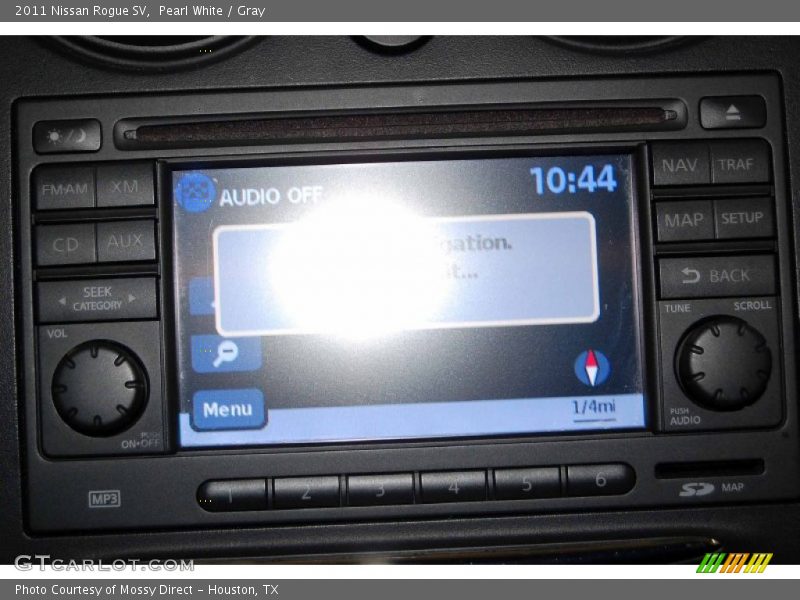 Pearl White / Gray 2011 Nissan Rogue SV