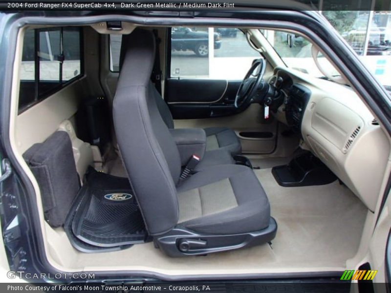 Front Seat of 2004 Ranger FX4 SuperCab 4x4
