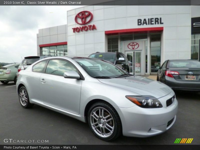 Classic Silver Metallic / Dark Charcoal 2010 Scion tC