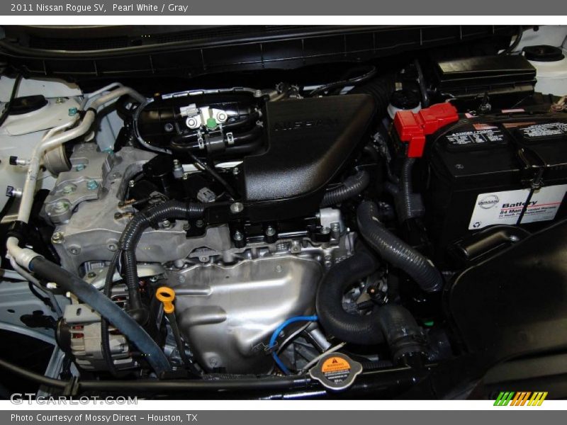 Pearl White / Gray 2011 Nissan Rogue SV